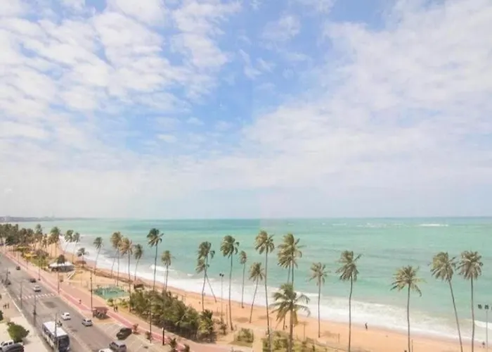 Flat Beira Mar De Jatiuca Em Maceió - Al